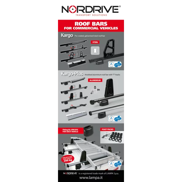 Poster cm 58x160, Nordrive Kargo, varianta engleza