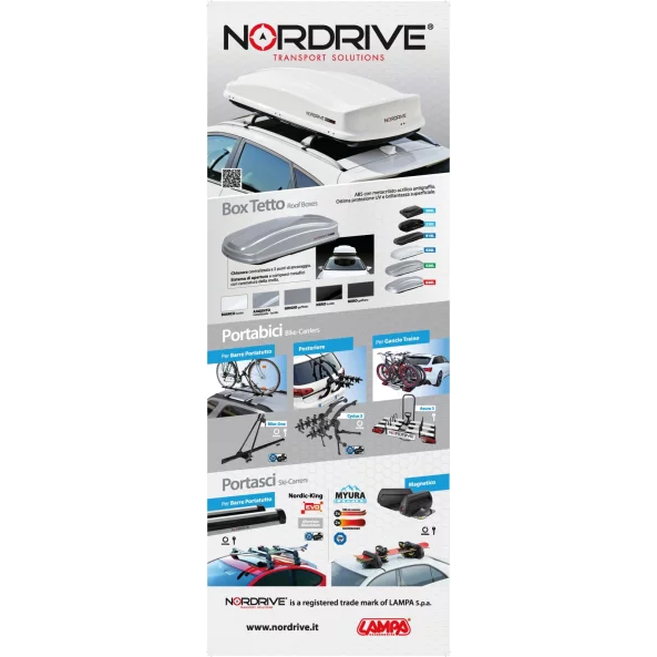 Poster cm 58x160, timp liber Nordrive