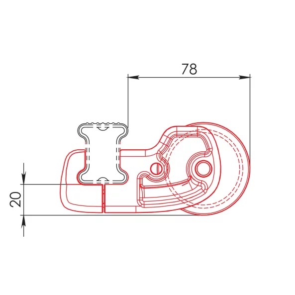 K-0, rola Kargo - 64 cm