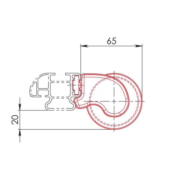 KP-0, rola Kargo - 64 cm