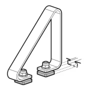 KP-4, pereche opritoare de sarcina - H 100 mm