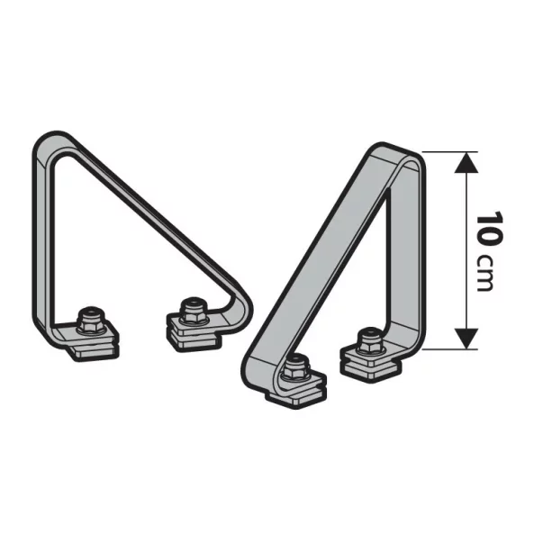 KP-4, pereche opritoare de sarcina - H 100 mm