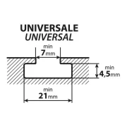 KP-4, pereche opritoare de sarcina - H 100 mm