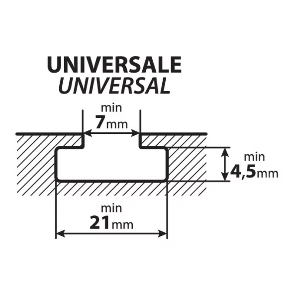 KP-4, pereche opritoare de sarcina - H 100 mm