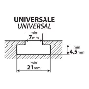 KP-5, pereche opritoare de sarcina - H 70 mm