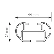 Kuma, set complet bare de acoperis din aluminiu - S - 112 cm