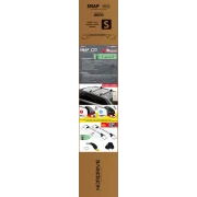 Snap Alu, pereche de bare telescopice de acoperis din aluminiu - S - 80÷111 cm