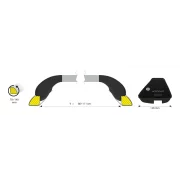 Snap Alu Rail, set complet bare telescopice de acoperis din aluminiu - S - F0