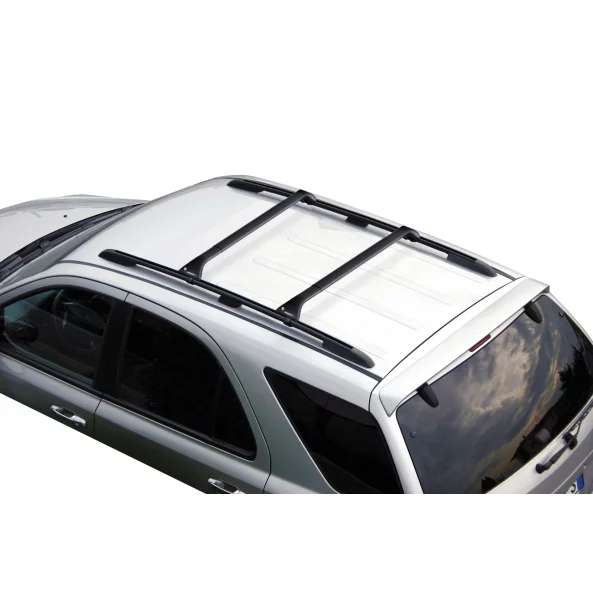 Snap Steel Rail, set complet de bare telescopice de acoperis din otel - S - F0