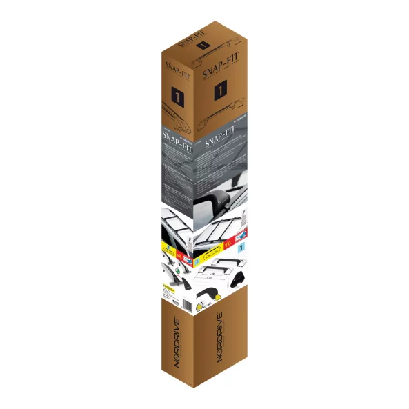 Snap Steel Rail, set complet de bare telescopice de acoperis din otel - S - F0