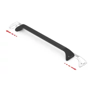 Snap Steel Rail, set complet de bare telescopice de acoperis din otel - S - F0