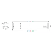 T400, Kargo-Tube, 3 console - 405 cm