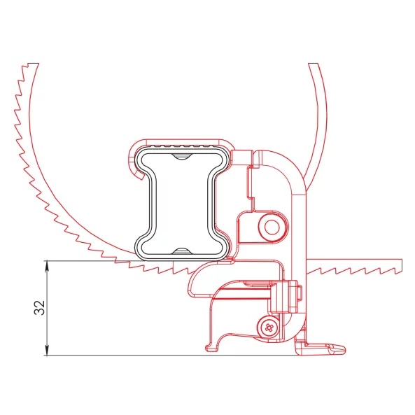U-5, centura de oprire a scarii (pereche)