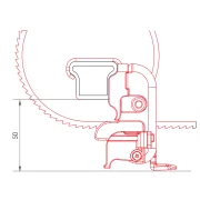 U-5, centura de oprire a scarii (pereche)